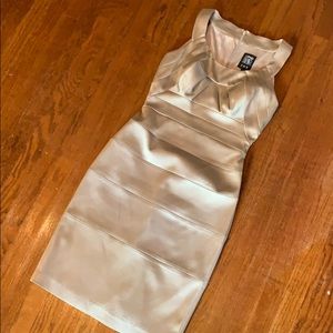 Champagne bodycon dress